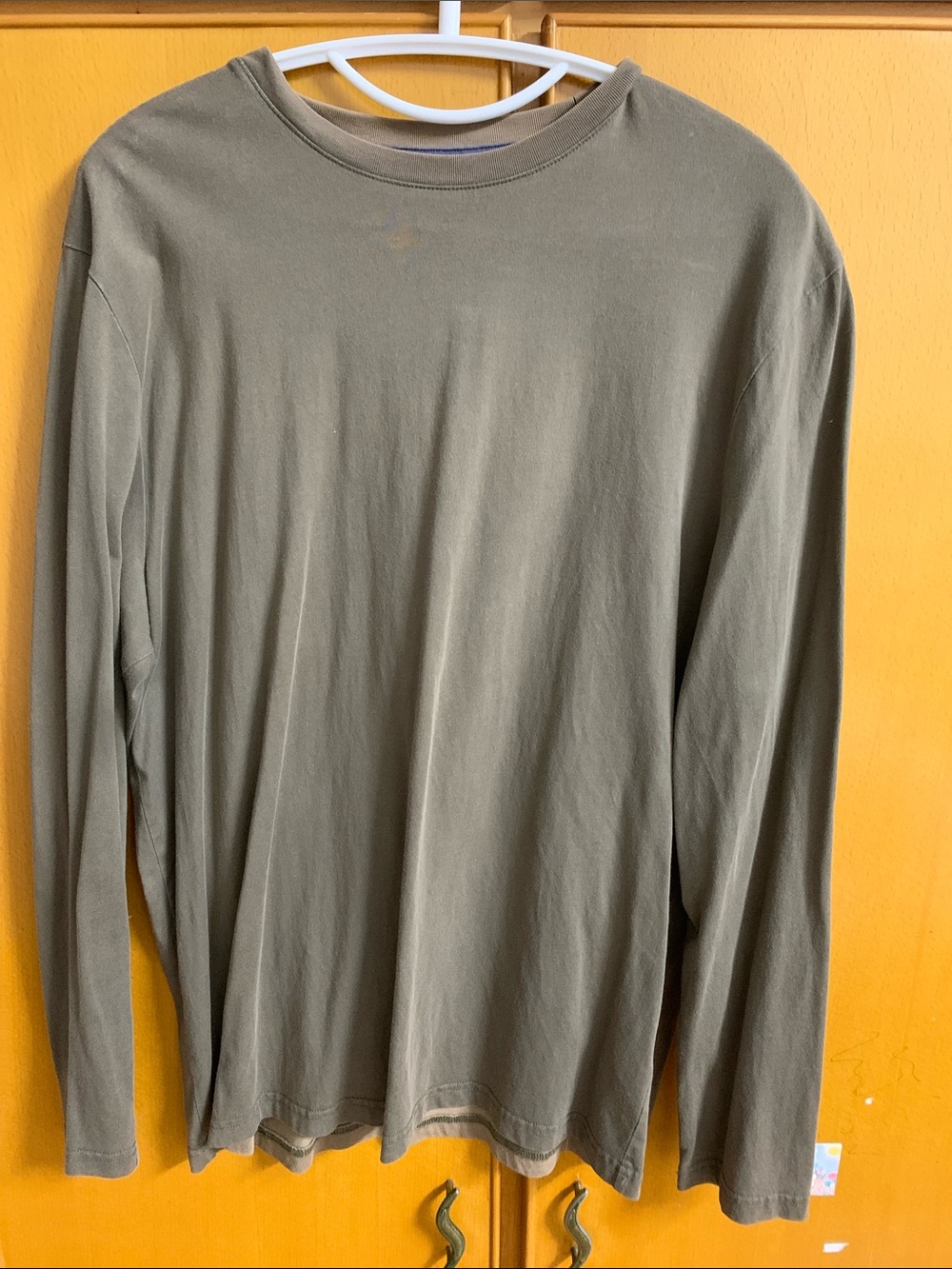 Yeezy Olive Long-Sleeve Crewneck Tee